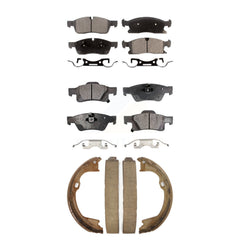 Transit Auto KFN-100743 Disc Brake Pad for 2011-2022 Jeep Grand Cherokee WK, Dodge Durango, Jeep Grand Cherokee - Front and Rear