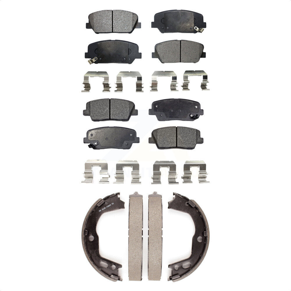 Transit Auto KFN-100745 Disc Brake Pad for 2010-2016 Hyundai Genesis Coupe - Front and Rear