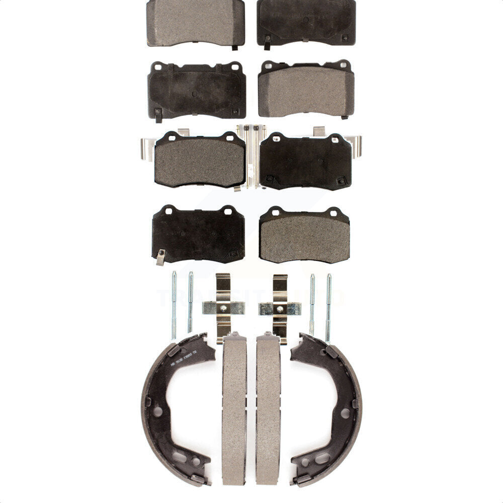 Transit Auto KFN-100746 Disc Brake Pad for 2010-2016 Hyundai Genesis Coupe - Front and Rear