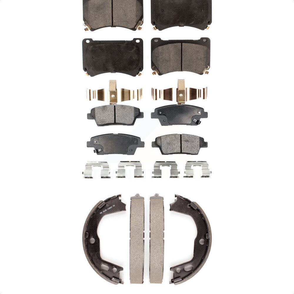 Transit Auto KFN-100747 Disc Brake Pad for 2010-2014 Hyundai Genesis - Front and Rear