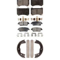 Transit Auto KFN-100747 Disc Brake Pad for 2010-2014 Hyundai Genesis - Front and Rear