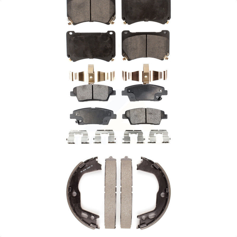 Transit Auto KFN-100747 Disc Brake Pad for 2010-2014 Hyundai Genesis - Front and Rear