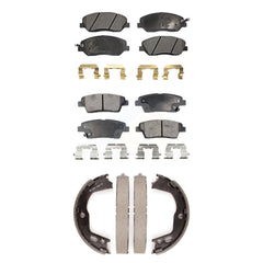 Transit Auto KFN-100748 Disc Brake Pad for 2010-2012 Hyundai Genesis - Front and Rear