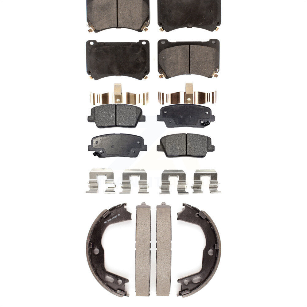 Transit Auto KFN-100749 Disc Brake Pad for 2009-2011 Hyundai Equus, Hyundai Genesis - Front and Rear
