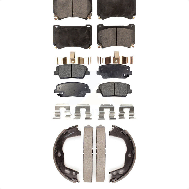 Transit Auto KFN-100749 Disc Brake Pad for 2009-2011 Hyundai Equus, Hyundai Genesis - Front and Rear