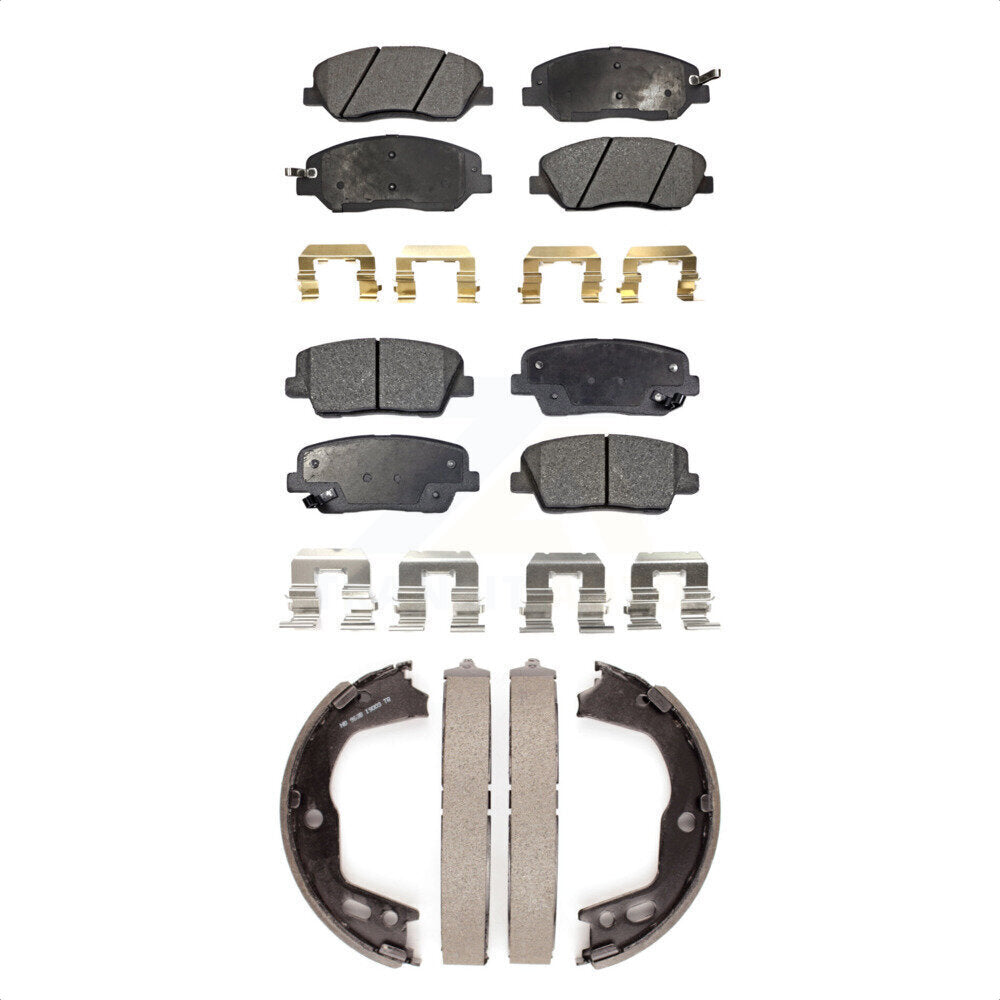 Transit Auto KFN-100750 Disc Brake Pad for 2009-2010 Hyundai Genesis - Front and Rear