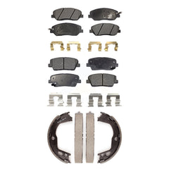 Transit Auto KFN-100750 Disc Brake Pad for 2009-2010 Hyundai Genesis - Front and Rear