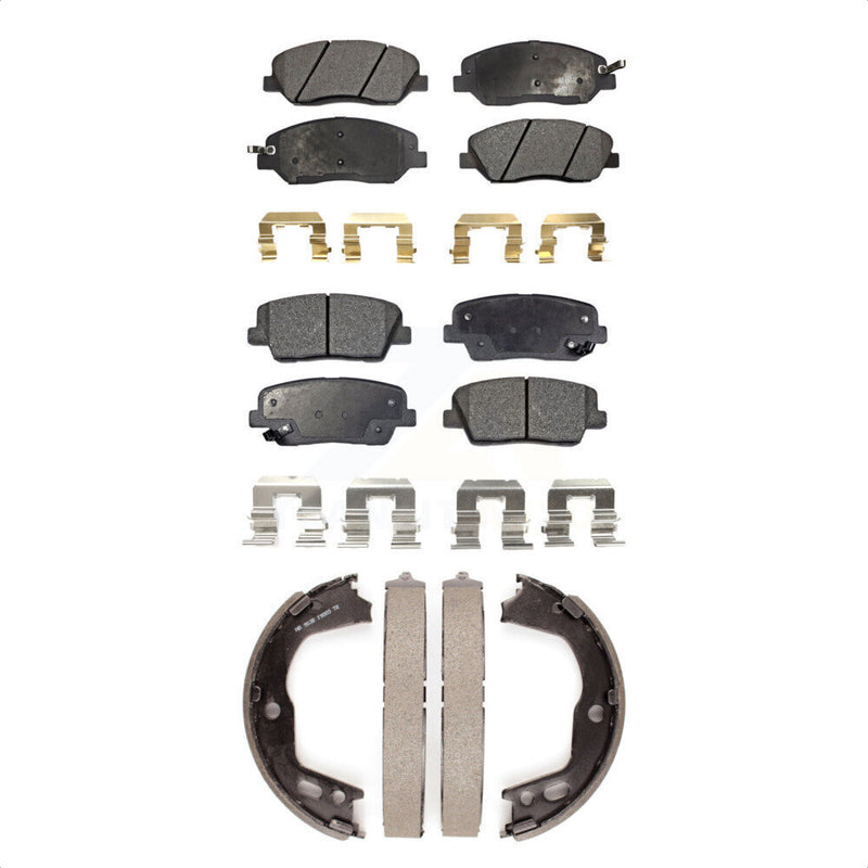 Transit Auto KFN-100750 Disc Brake Pad for 2009-2010 Hyundai Genesis - Front and Rear