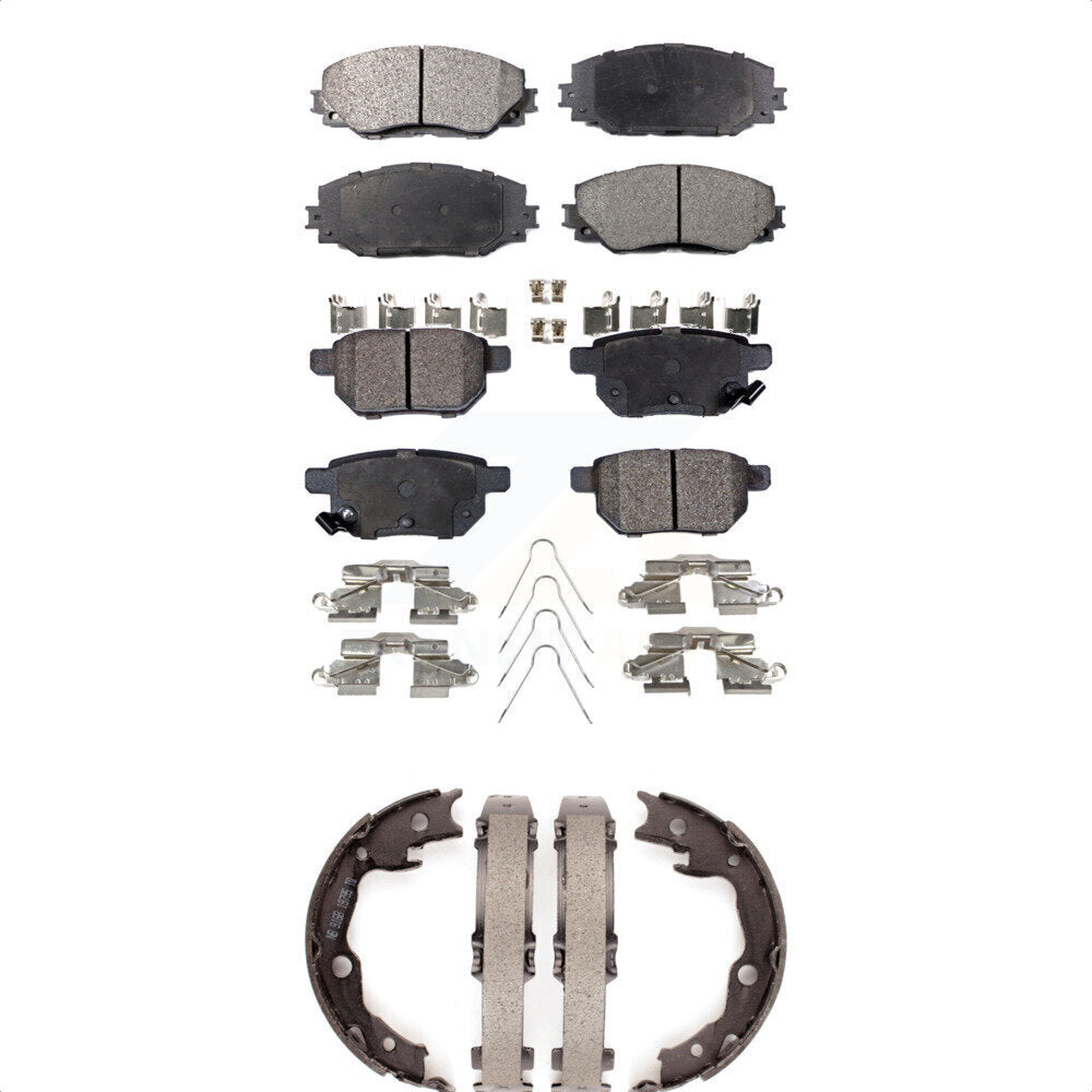 Transit Auto KFN-100751 Disc Brake Pad for 2009-2012 Pontiac Vibe, Toyota Matrix - Front and Rear
