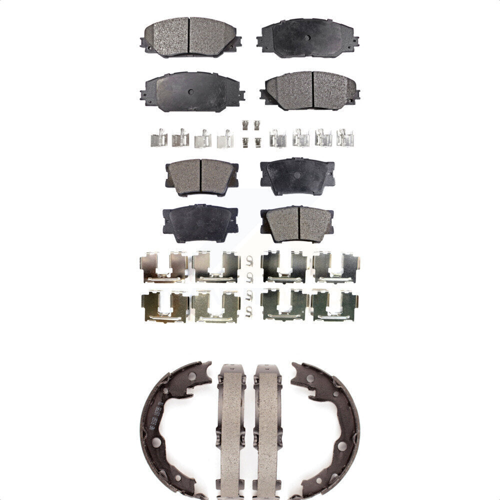 Transit Auto KFN-100752 Disc Brake Pad for 2006-2018 Toyota RAV4, Toyota Matrix, Pontiac Vibe - Front and Rear