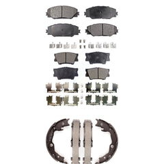 Transit Auto KFN-100752 Disc Brake Pad for 2006-2018 Toyota RAV4, Toyota Matrix, Pontiac Vibe - Front and Rear