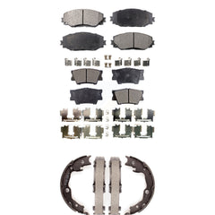 Transit Auto KFN-100754 Disc Brake Pad for 2006-2018 Toyota RAV4, Lexus HS250h - Front and Rear