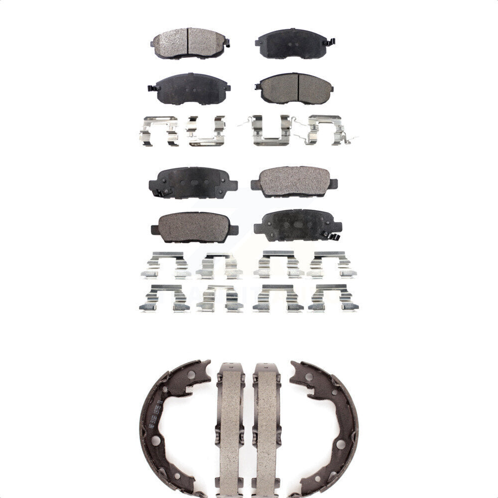 Transit Auto KFN-100755 Disc Brake Pad for 2007-2019 Nissan Juke, Nissan Sentra - Front and Rear