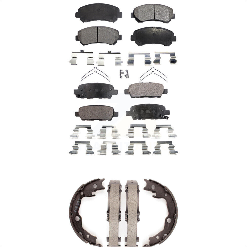 Transit Auto KFN-100756 Disc Brake Pad for 2007-2017 Nissan Juke, Nissan Rogue Select and More - Front and Rear