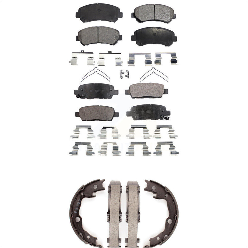 Transit Auto KFN-100756 Disc Brake Pad for 2007-2017 Nissan Juke, Nissan Rogue Select and More - Front and Rear