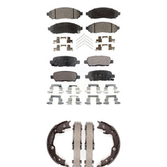 Transit Auto KFN-100757 Disc Brake Pad for 2011-2015 Nissan LEAF - Front and Rear