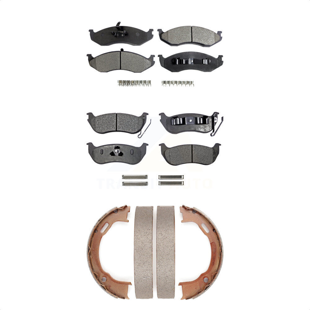 Transit Auto KFN-100762 Disc Brake Pad for 2003-2006 Jeep TJ, Jeep Wrangler - Front and Rear