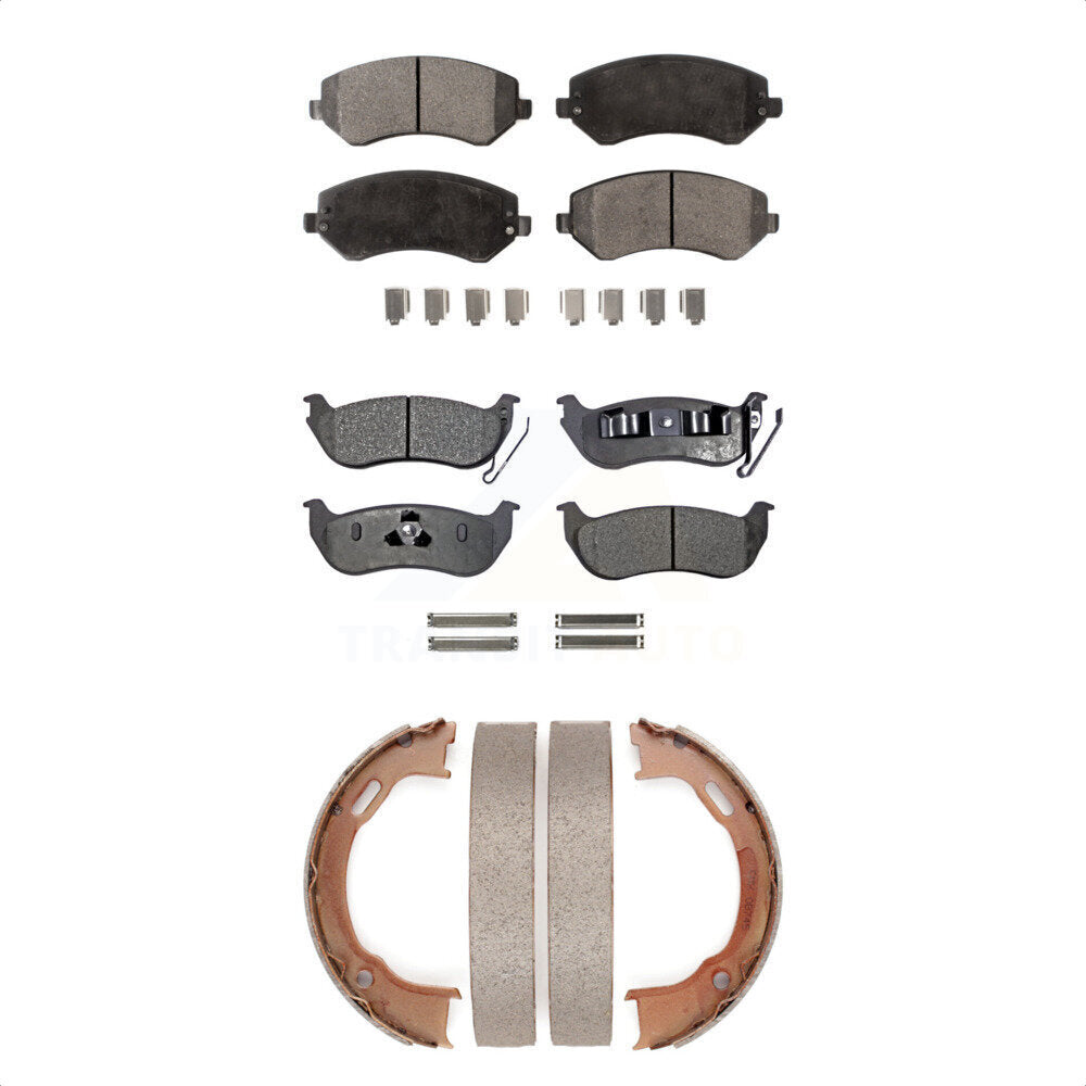Transit Auto KFN-100763 Disc Brake Pad for 2003-2007 Jeep Liberty - Front and Rear