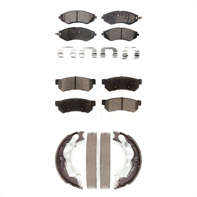 Transit Auto KFN-100765 Disc Brake Pad for 2007-2008 Suzuki Forenza, Suzuki Reno - Front and Rear