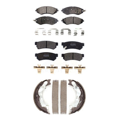 Transit Auto KFN-100766 Disc Brake Pad for 2014-2015 Chevrolet Spark EV - Front and Rear