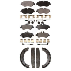 Transit Auto KFN-100769 Disc Brake Pad for 2007-2018 Mercedes-Benz Sprinter 2500, Dodge Sprinter 2500, Freightliner Sprinter 2500 - Front and Rear
