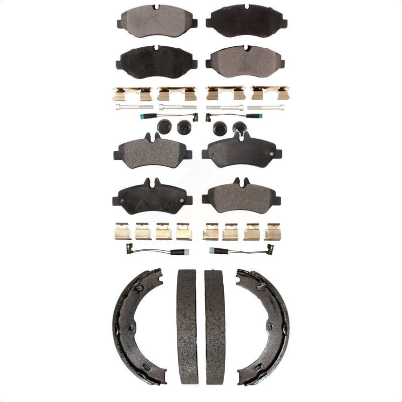 Transit Auto KFN-100769 Disc Brake Pad for 2007-2018 Mercedes-Benz Sprinter 2500, Dodge Sprinter 2500, Freightliner Sprinter 2500 - Front and Rear