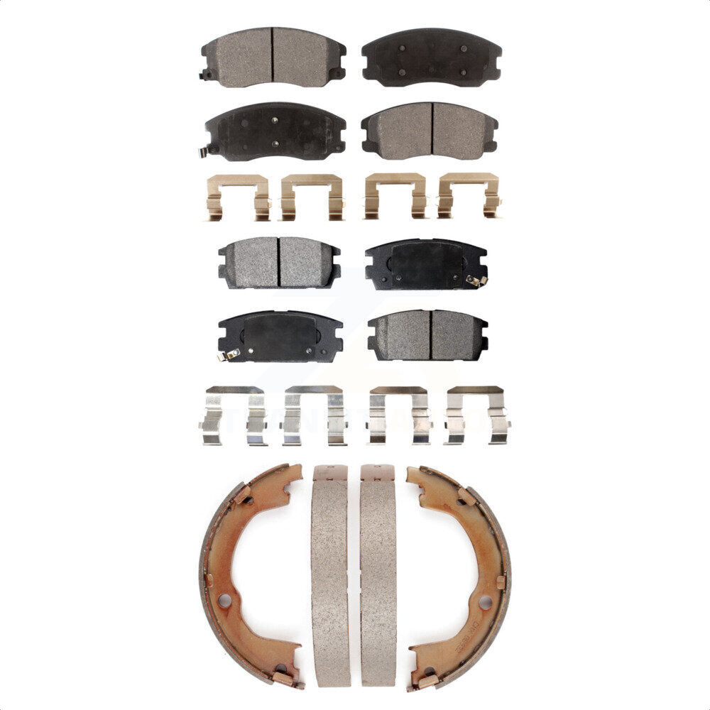 Transit Auto KFN-100771 Disc Brake Pad for 2007-2015 Chevrolet Captiva Sport, Saturn Vue and More - Front and Rear