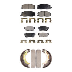 Transit Auto KFN-100781 Disc Brake Pad for 2001-2006 Hyundai Santa Fe - Front and Rear