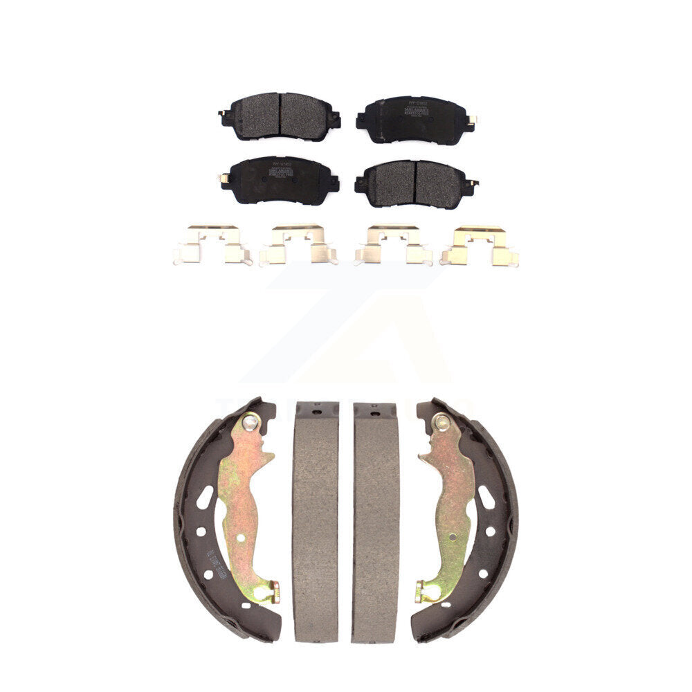 Transit Auto KFN-100782 Disc Brake Pad for 2016-2020 Toyota Yaris, Toyota Yaris iA, Scion iA - Front and Rear
