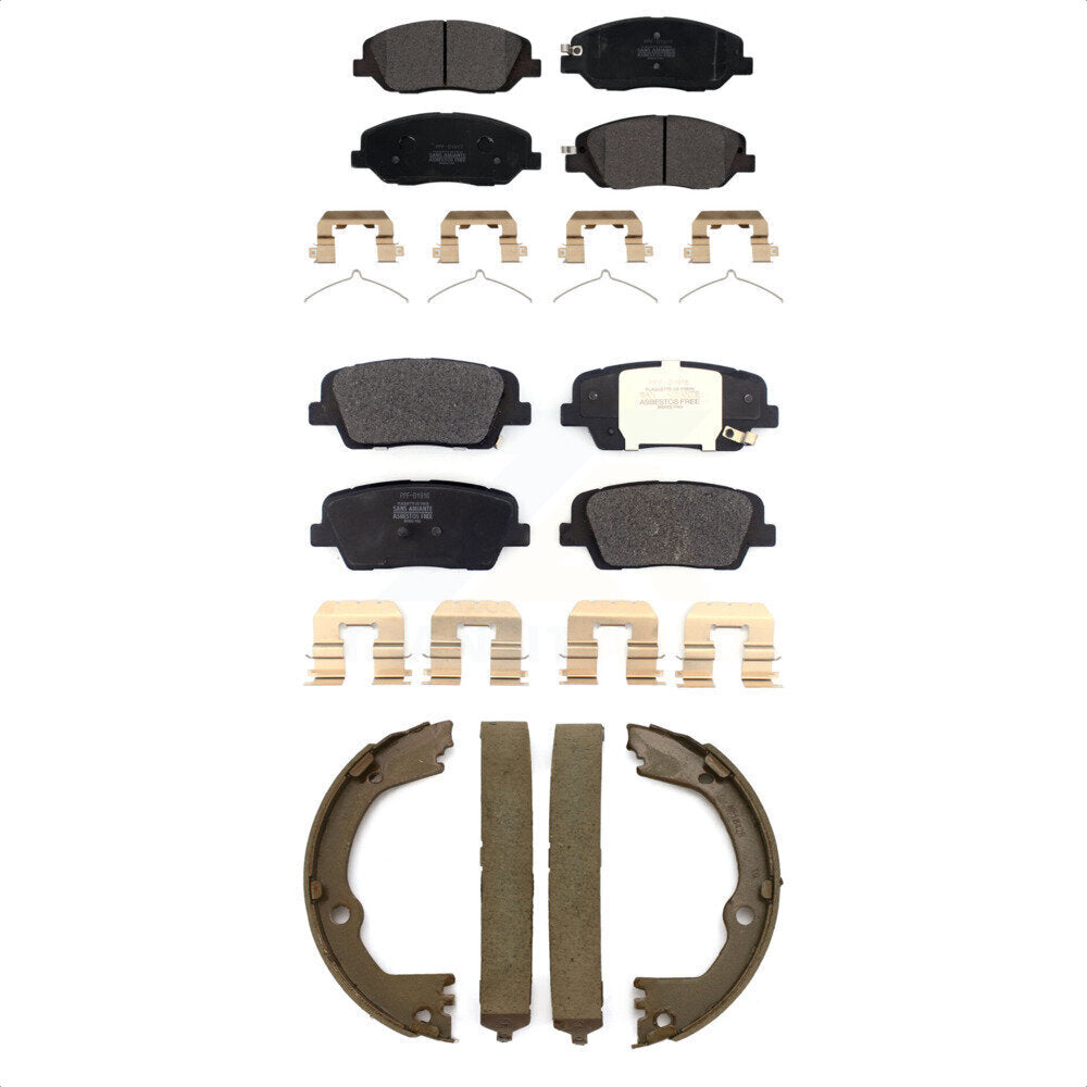 Transit Auto KFN-100794 Disc Brake Pad for 2017-2019 Hyundai Santa Fe XL, Hyundai Santa Fe - Front and Rear