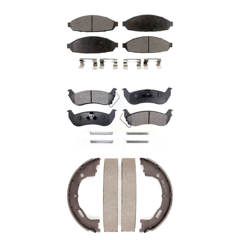 Transit Auto KFN-100795 Disc Brake Pad for 2003-2004 Ford Crown Victoria, Mercury Grand Marquis, Mercury Marauder - Front and Rear