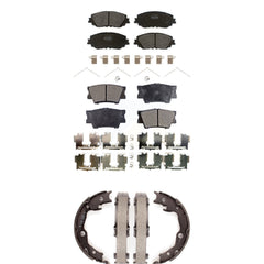 Transit Auto KFN-100796 Disc Brake Pad for 2018-2023 Toyota Camry - Front and Rear