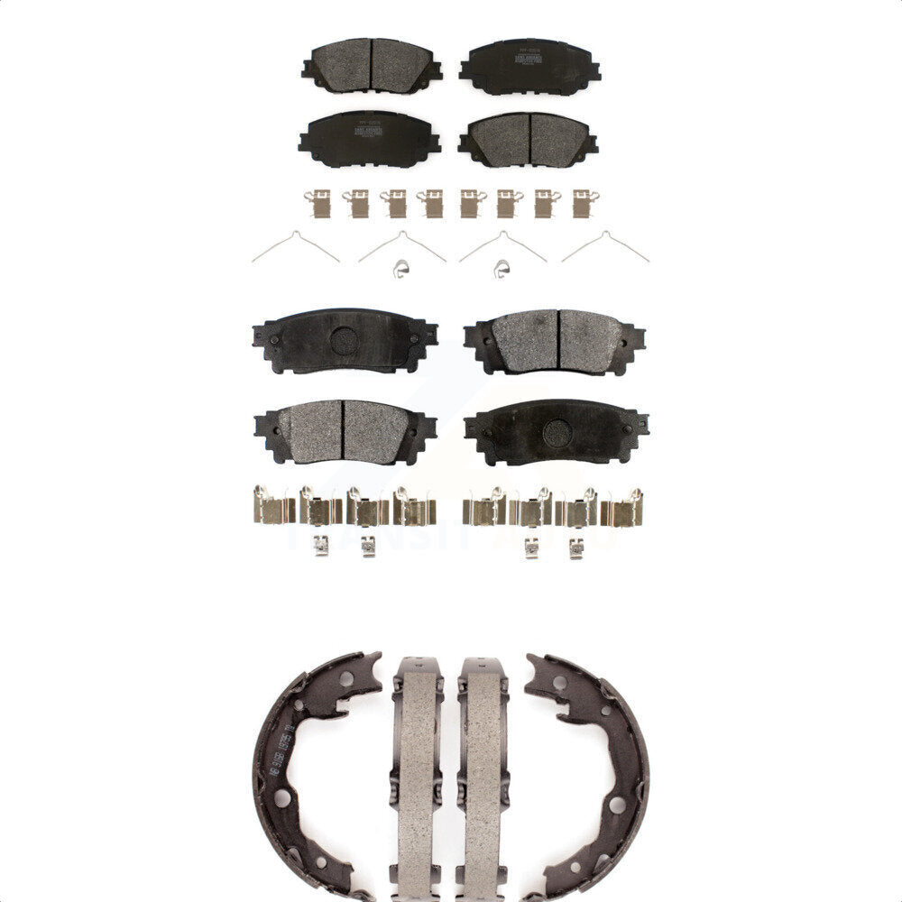 Transit Auto KFN-100797 Disc Brake Pad for 2018-2021 Toyota Camry, Toyota RAV4 - Front and Rear