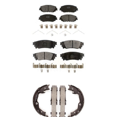 Transit Auto KFN-100797 Disc Brake Pad for 2018-2021 Toyota Camry, Toyota RAV4 - Front and Rear