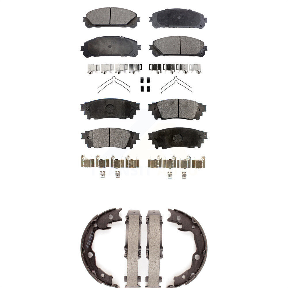 Transit Auto KFN-100798 Disc Brake Pad for 2020-2023 Toyota Camry - Front and Rear