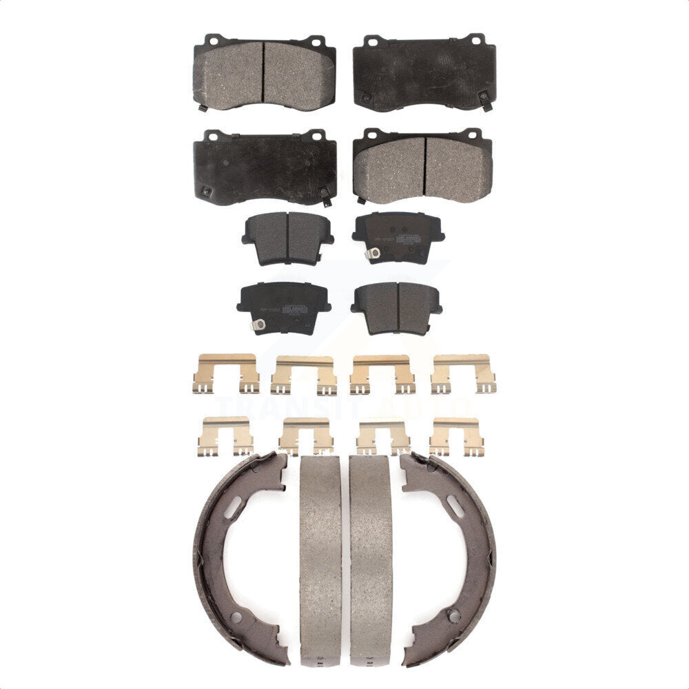 Transit Auto KFN-100804 Disc Brake Pad for 2015 Dodge Charger - Front and Rear
