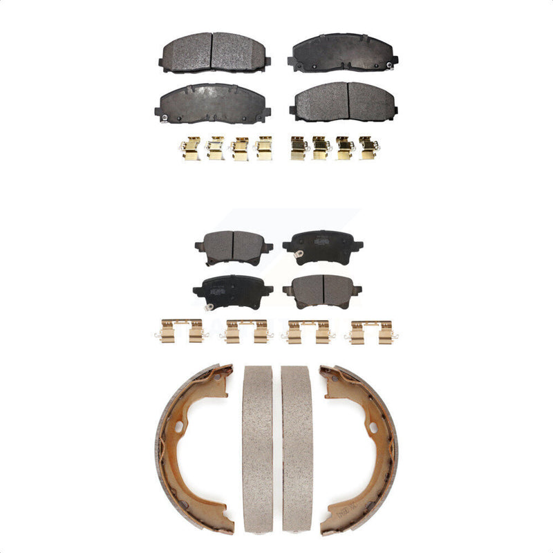 Transit Auto KFN-100811 Disc Brake Pad for 2020-2022 Jeep Wrangler, Jeep Gladiator - Front and Rear