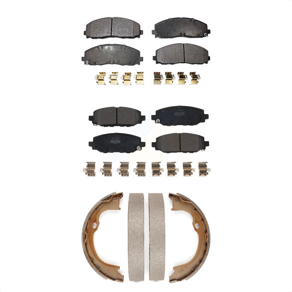 Transit Auto KFN-100812 Disc Brake Pad for 2018-2022 Jeep Wrangler - Front and Rear
