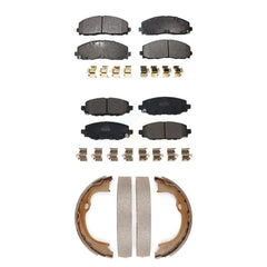 Transit Auto KFN-100812 Disc Brake Pad for 2018-2022 Jeep Wrangler - Front and Rear