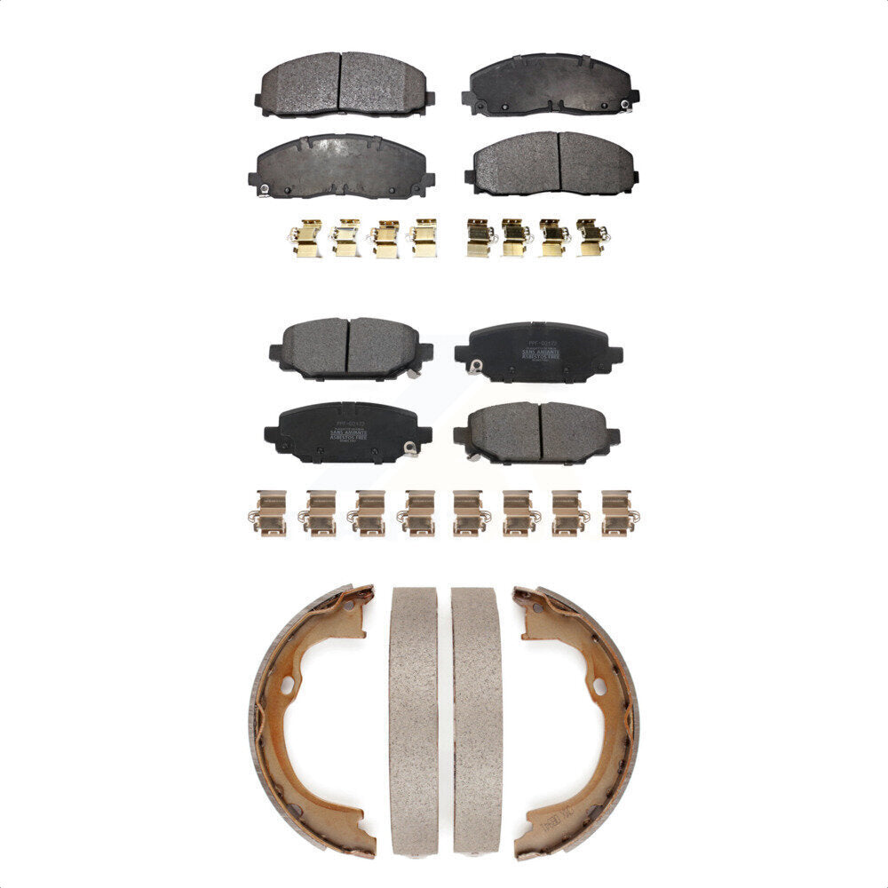 Transit Auto KFN-100818 Disc Brake Pad for 2022 Jeep Wrangler - Front and Rear