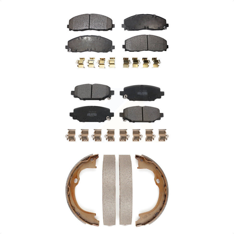 Transit Auto KFN-100818 Disc Brake Pad for 2022 Jeep Wrangler - Front and Rear