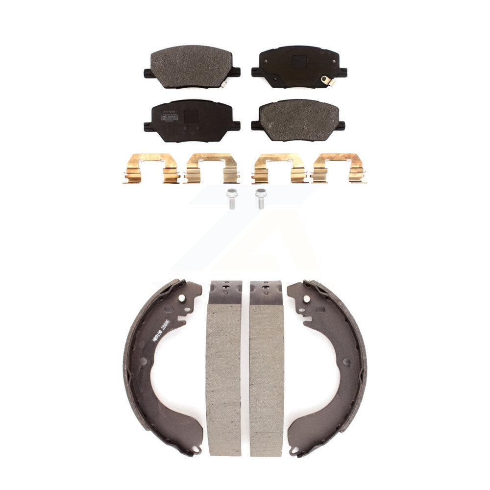 Transit Auto KFN-100821 Disc Brake Pad for 2017 Jeep Compass - Front and Rear