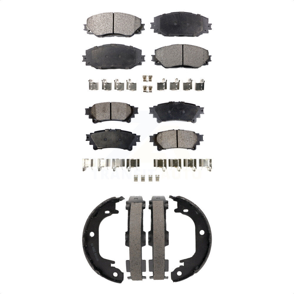 Transit Auto KFN-100824 Disc Brake Pad for 2012-2018 Toyota Prius V - Front and Rear