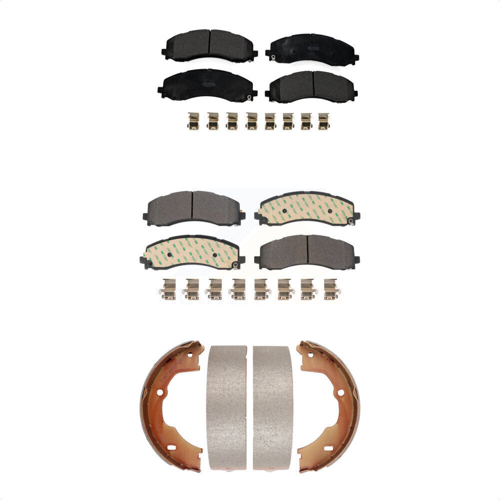 Transit Auto KFN-100831 Disc Brake Pad for 2021 Ram 3500 - Front and Rear