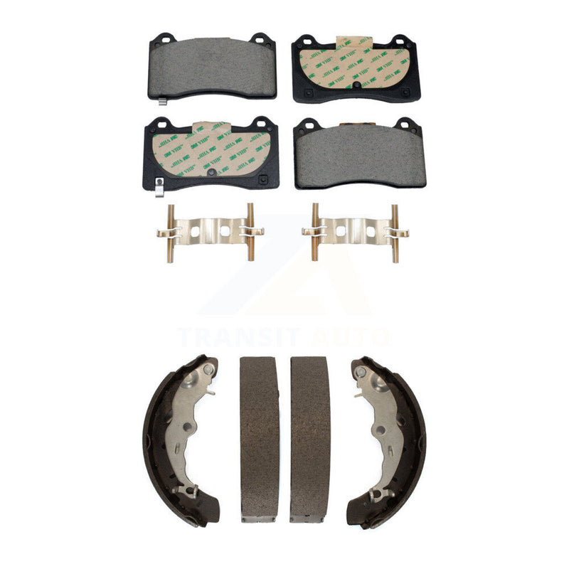 Transit Auto KFN-100833 Disc Brake Pad for 2016-2018 Ford Focus - Front and Rear