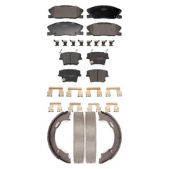 Transit Auto KFN-100834 Disc Brake Pad for 2014-2021 Dodge Charger - Front and Rear