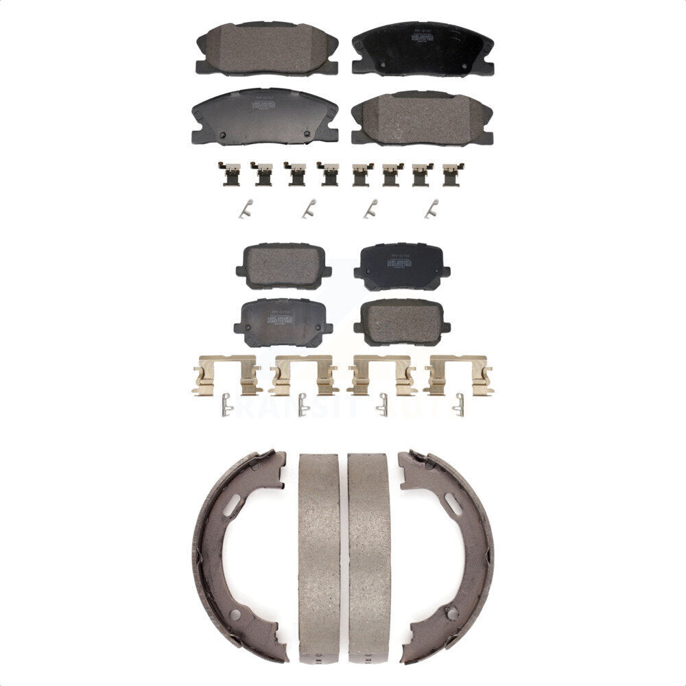 Transit Auto KFN-100835 Disc Brake Pad for 2014-2021 Dodge Charger - Front and Rear