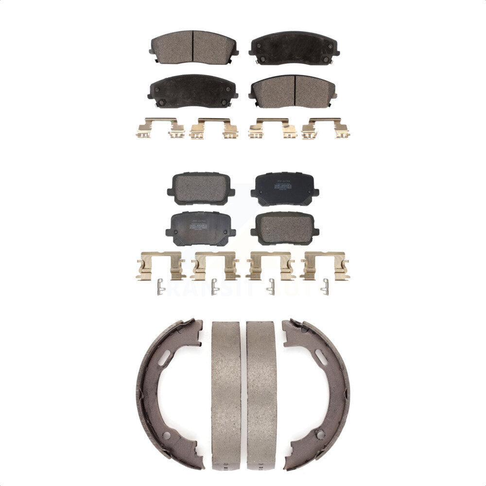Transit Auto KFN-100836 Disc Brake Pad for 2014-2021 Dodge Charger - Front and Rear