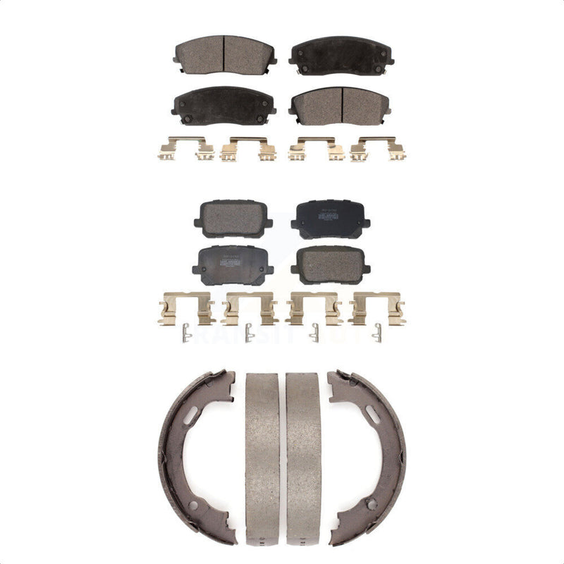 Transit Auto KFN-100836 Disc Brake Pad for 2014-2021 Dodge Charger - Front and Rear