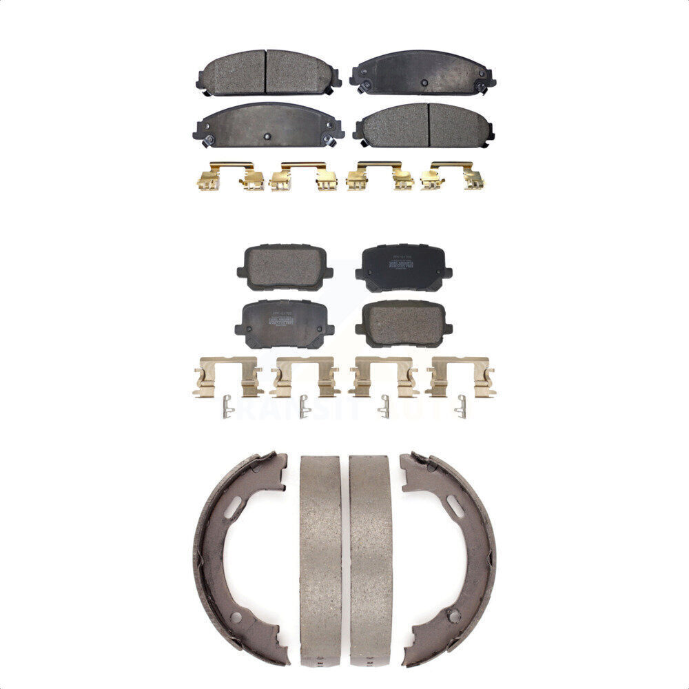 Transit Auto KFN-100837 Disc Brake Pad for 2014-2018 Dodge Charger - Front and Rear